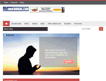 Tablet Screenshot of mukminun.com